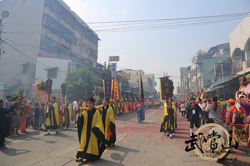 Wudang's Xuan Wu statue visits four temples in Tainan