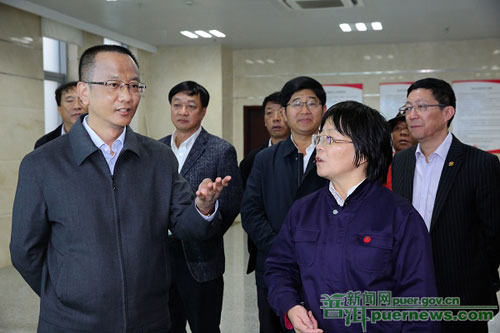 Pu'er delegates visit Shanghai