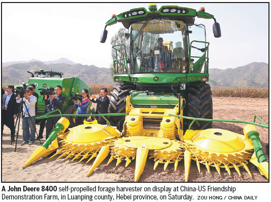 China-US friendship helps build demonstration farm