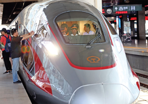 Sleek new bullet trains begin operating