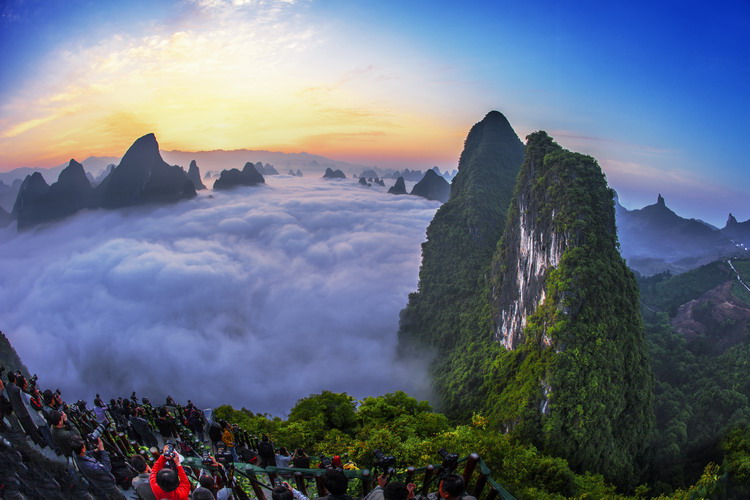 Yangshuo, a county of karst landforms