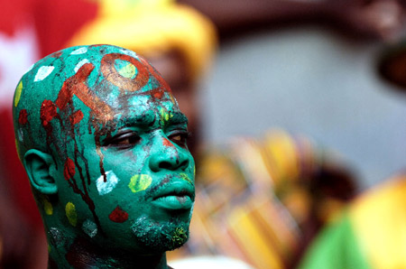 Togo soccer fan 