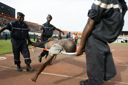 19 dead in Cote d'Ivoire football stadium crush