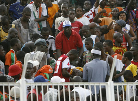 19 dead in Cote d'Ivoire football stadium crush