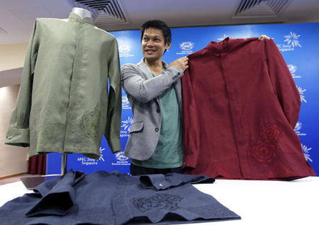 Singapore unveils leaders' attire for APEC 2009