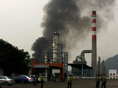 Refinery fire put out; no casualties reported