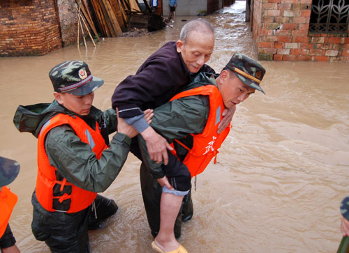 New rainstorm hits Jiangxi