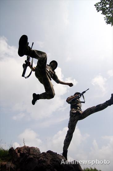 Anti-terrorism drill in Shandong