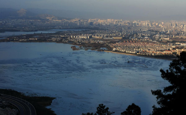 Dian Lake in Yunnan is clean again