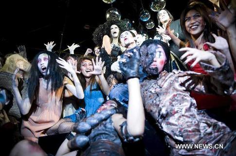 Hong Kong gets ready for Halloween celebrations