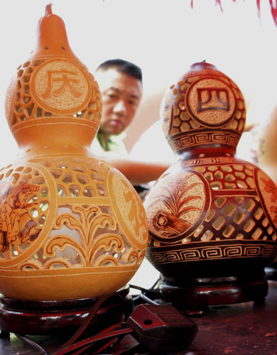 Gourd cultural fair in Shandong