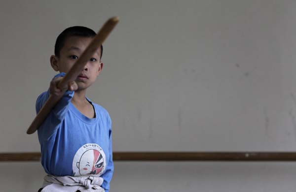 Young learners of Peking Opera