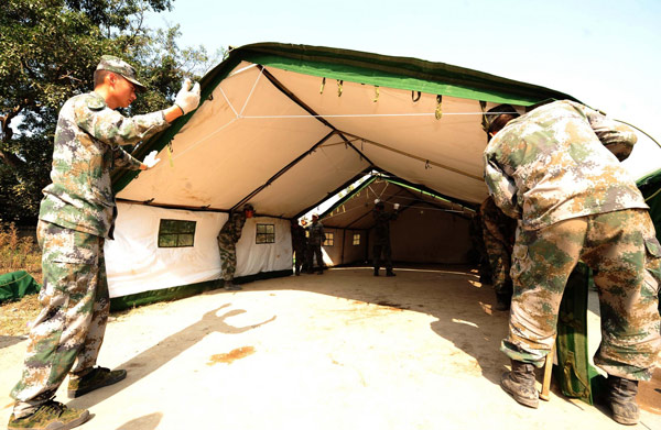 Classes resume in tents in SW China quake zone