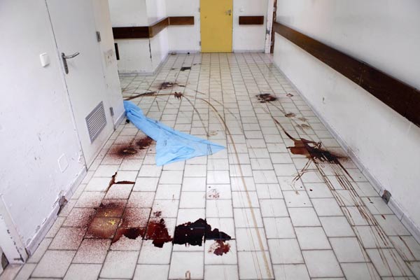 Horror scenes at Tripoli hospital