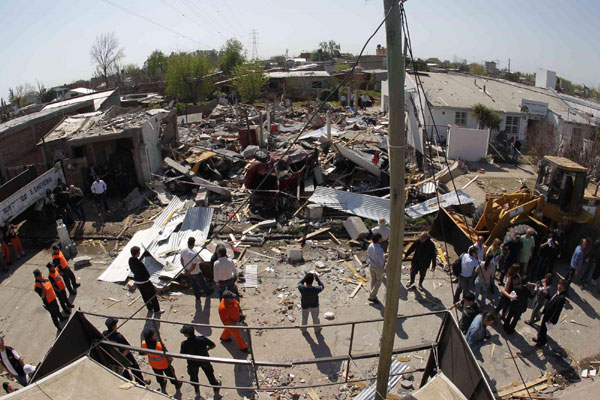 Explosion in Argentina