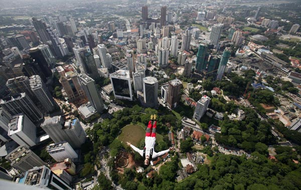 Leap off Kuala Lumpur Tower