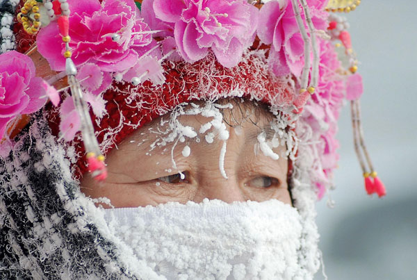 Extreme cold bites North China