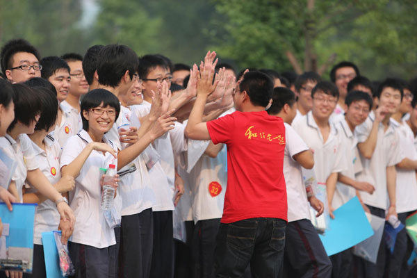 Students sit national exam