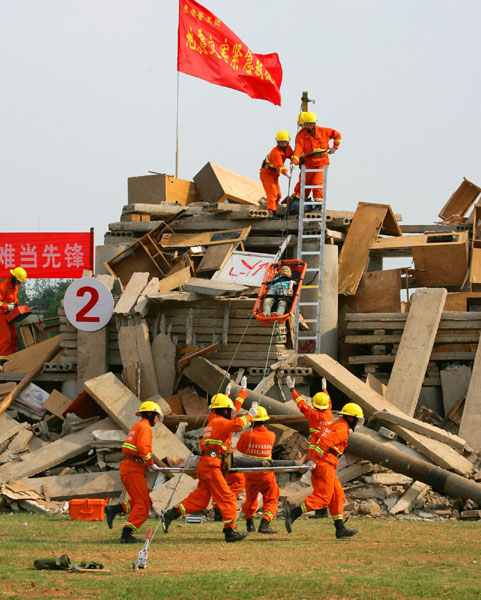 Training for a mega quake