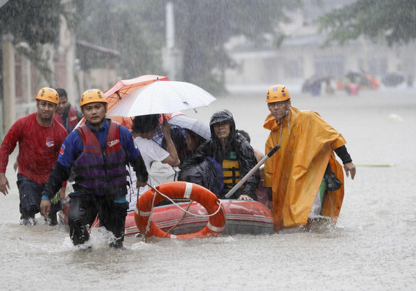 Philippine capital submerged in floods