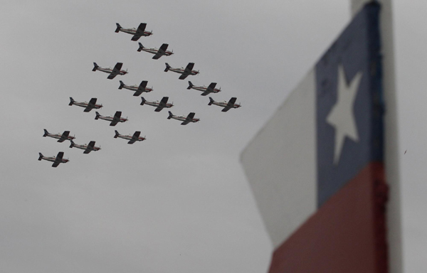 Chile stages military parade