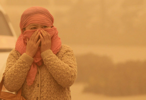 Sandstorm hits parts of NW China