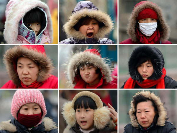 Temperatures plummet in many parts of China