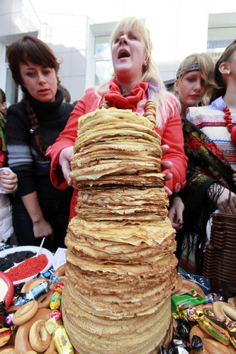 Maslenitsa celebrated in Russia