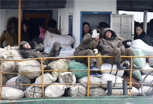 On the banks of DPRK