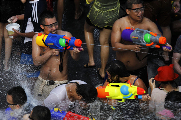 Water festival celebrated in Bangkok