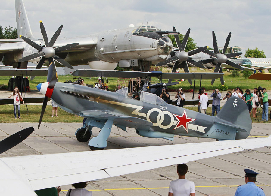 Festival of vintage planes in Ukraine