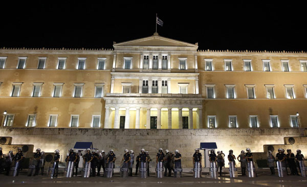 Anti-austerity protest in Athens