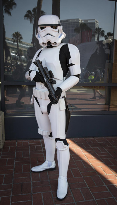 Cosplayers show comic characters in San Diego