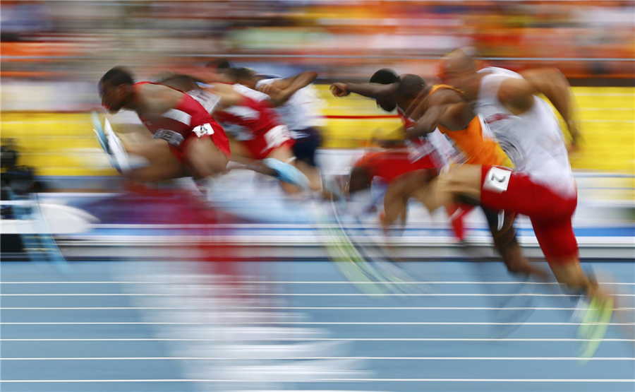 Faces of triumph and defeat at athletics worlds