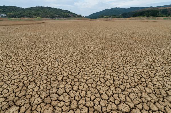 Severe drought hits Central China