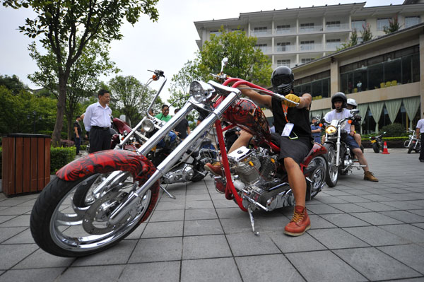 Roar and thrill of Harley music riders