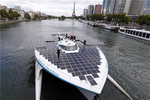 World's largest solar-powered boat