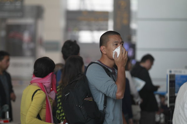 Guangzhou airport postpones flights due to fire