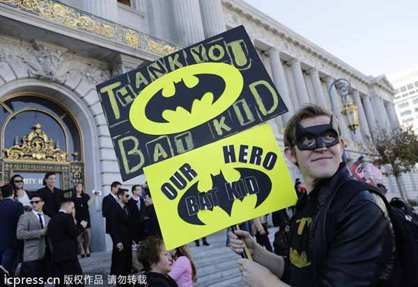 Batman way to battle leukemia