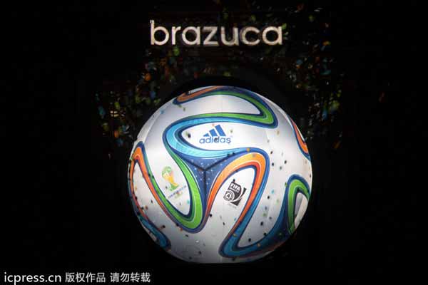 2014 World Cup ball unveiled, named 'Brazuca'