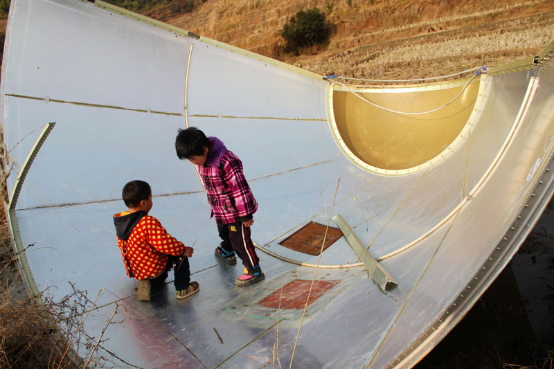 Debris of Bolivian satellite falls in E China