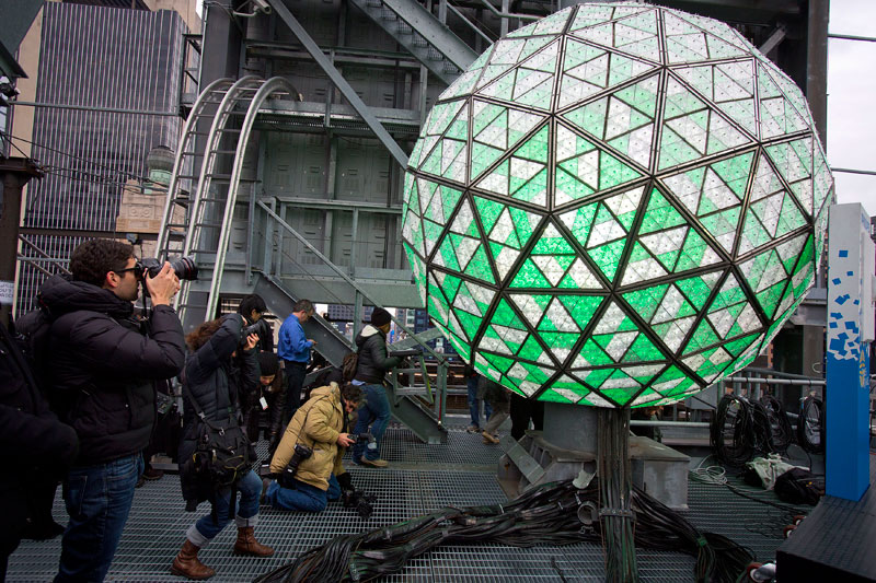 Times Square ball tested for celebrations