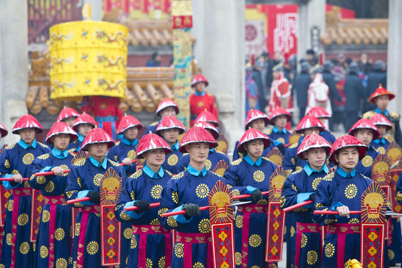 Ancient ceremony re-enacted to pray for good year