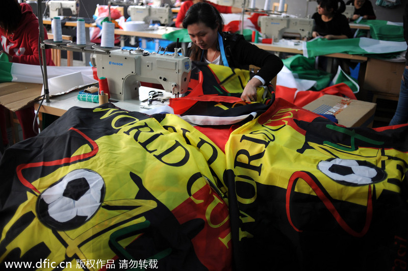 China becomes 'World Cup factory'