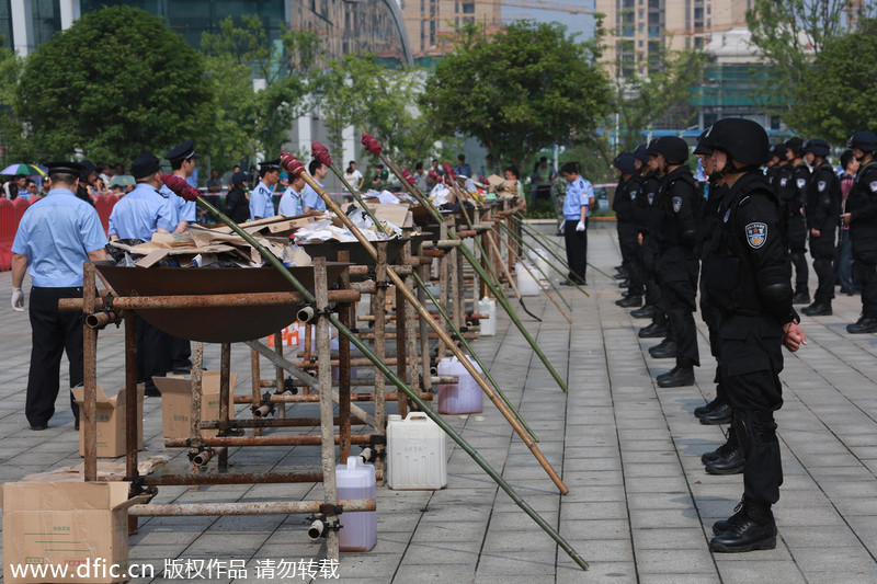 China's regions battle against drugs