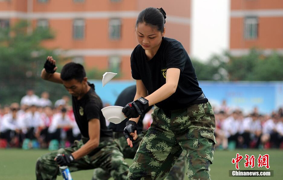 China's 1st campus anti-terror group established in Chengdu