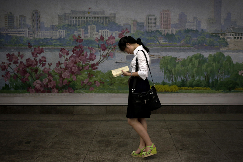 Young people rocking Pyongyang style