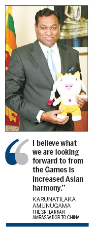 Asian Games Special: Sporting background builds anticipation for Sri Lankan ambassador