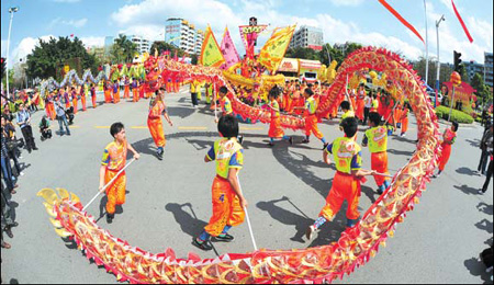 Charity parade helps build a better world