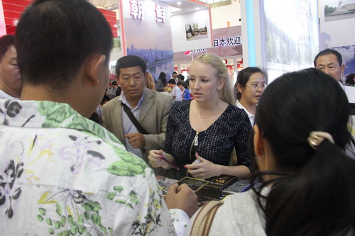 Female salesperson from Russia